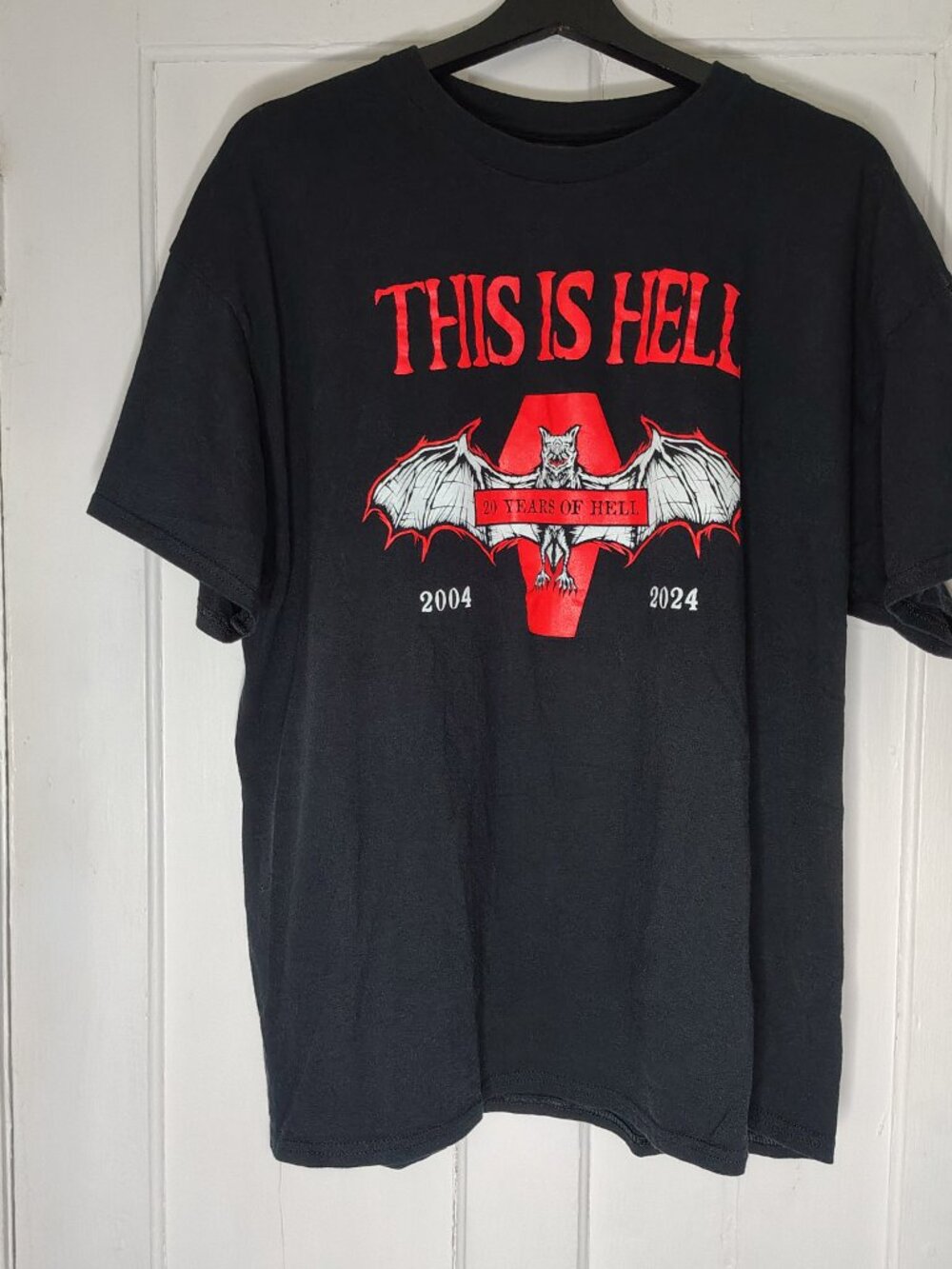 This Is Hell 20th Anniversary Band Short Sleeve Crew Neck T-Shirt Mens Size XL